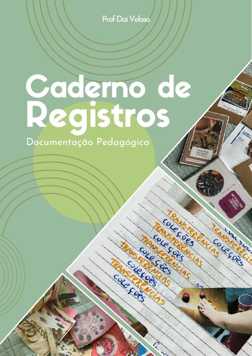 Capa do Caderno de Registros, Documentação Pedagógica